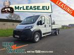 LEASING PEUGEOT BOXER OPEN LAADBAK / DUBBELE CABINE / 7 ZIT, Auto's, Bestelwagens en Lichte vracht, Voorwielaandrijving, 4 deurs