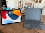 iPad Air 11 + Logitech Combo Touch + Apple Smart Folio, Computers en Software, Apple iPads, Apple iPad Air, 11 inch, Ophalen of Verzenden
