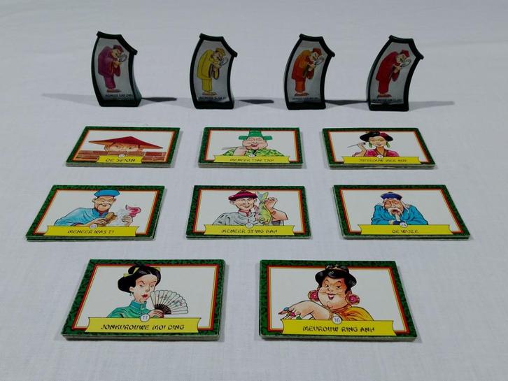De Peking Mysteries - 1987 - MB - Onderdelen, Hobby en Vrije tijd, Gezelschapsspellen | Bordspellen, Gebruikt, Een of twee spelers