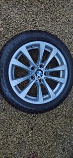 4 jantes + 4 pneus hiver BMW serie 3, Autos : Pièces & Accessoires, Pneus et Jantes, Pneus hiver, 17 pouces, Enlèvement