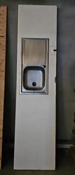 Wastafel met spoelbak, Ophalen, Gebruikt, Inox, Wastafel