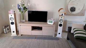 Bluesound N330 versterker ontvanger & Triangle Luidsprekers, Autres marques, 60 à 120 watts, Comme neuf, Enlèvement
