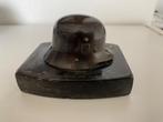 Presse papier WO 2 Duitse Stahlhelm LW, Ophalen, Luchtmacht, Helm of Baret