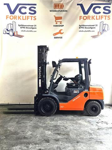 TOYOTA heftruck diesel 3.0t triplex 5,5m shift +versteller beschikbaar voor biedingen