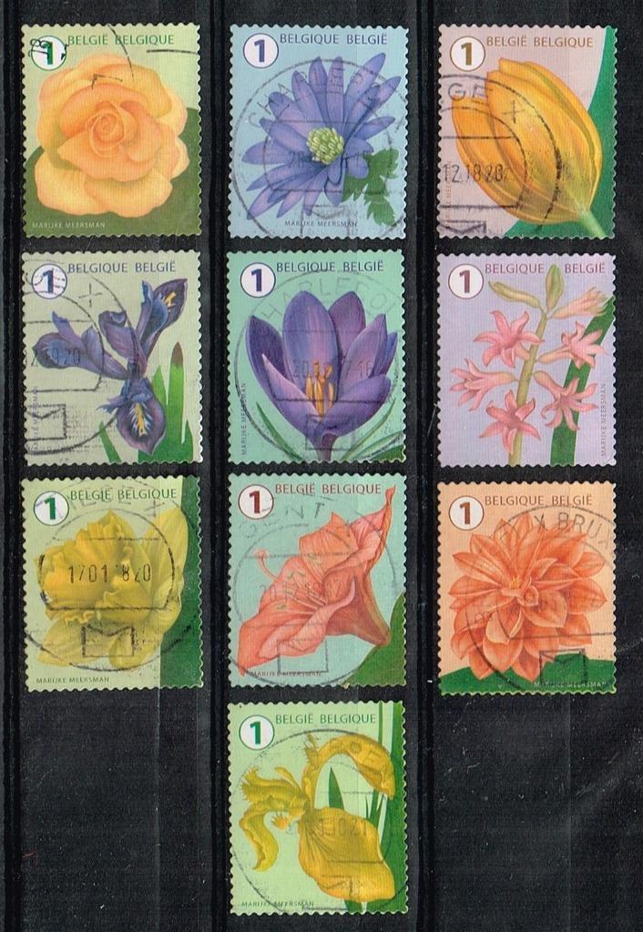 Postzegels uit Belgie - K 5192 - bloemen, Postzegels en Munten, Postzegels | Europa | België, Gestempeld, Frankeerzegel, Overig