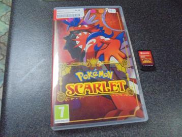 Switch Pokémon scarlet (orig) disponible aux enchères