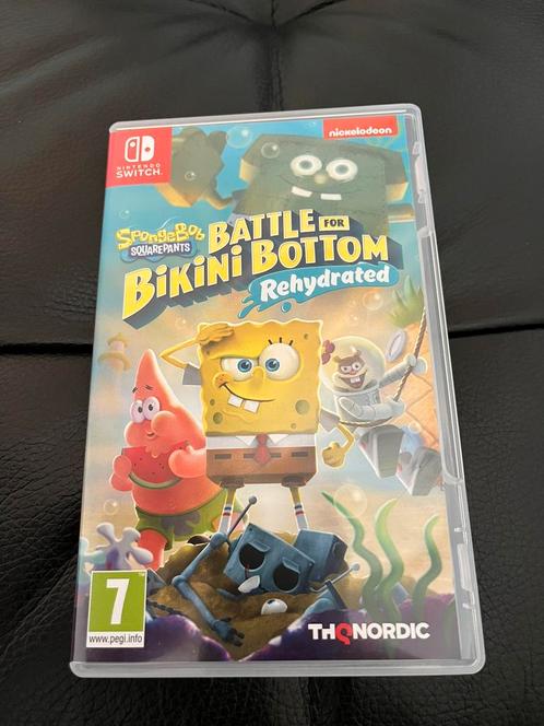 SpongeBob SquarePants: Battle for Bikini Bottom Rehydrated, Consoles de jeu & Jeux vidéo, Jeux | Nintendo Switch, Comme neuf, Autres genres