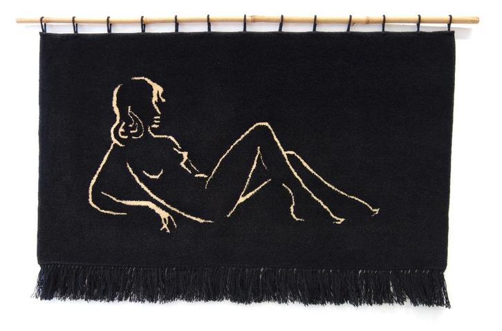 Vintage wandkleed Rockabilly Fifties gestileerd figuur, Huis en Inrichting, Woonaccessoires | Wanddecoraties, Gebruikt, Ophalen of Verzenden