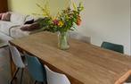 Massieve houten tafel, Huis en Inrichting, Tafels | Eettafels, Ophalen, 100 tot 150 cm, Teakhout, 200 cm of meer