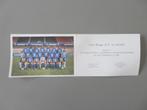 wenskaart van Assubel teamfoto Club Brugge 1990, Verzenden, Zo goed als nieuw, Poster, Plaatje of Sticker