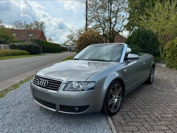 Audi A4 2.5 TDI Cabrio/Leder/Navi/Cruise/120.000km/GEKEURD, Auto's, Cabriolet, A4, Leder, Bedrijf