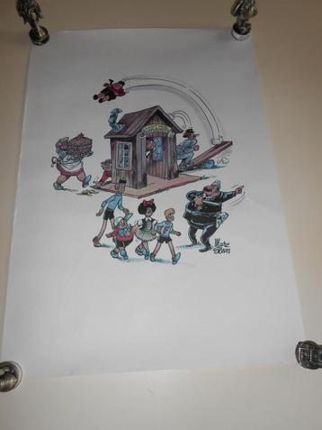 Litho van Marc Sleen beschikbaar voor biedingen