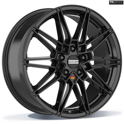 Nw 19 inch Gloss Black Fondmetal Breedset voor BMW 3 G20 G21, Auto-onderdelen, Banden en Velgen, Velg(en), 19 inch, Nieuw, Ophalen of Verzenden