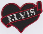 Elvis stoffen opstrijk patch embleem #2, Verzenden, Nieuw, Kleding