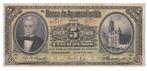 Mexico, Banco de Aguasc., 5 Peso, 1910, z. zeldzaam, pS101c, Postzegels en Munten, Bankbiljetten | Amerika, Los biljet, Verzenden