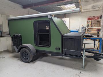 Teardrop caravan / mini caravan, Porte moustiquaire, Lit fixe, Particulier, 500 - 750 kg