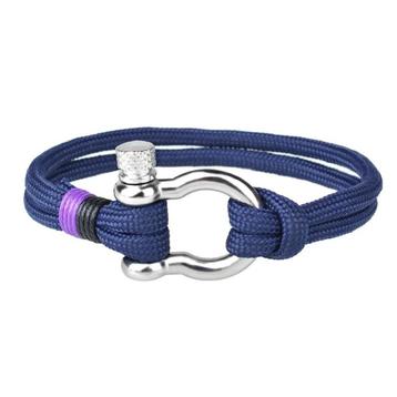 Parakoord klimarmband heren / dames - BLAUW beschikbaar voor biedingen