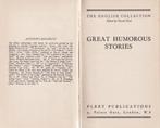 Great Humorous Stories – edited Harold Herd 1947, Enlèvement ou Envoi