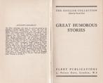 Great Humorous Stories – edited Harold Herd 1947, Antiek en Kunst, Ophalen of Verzenden