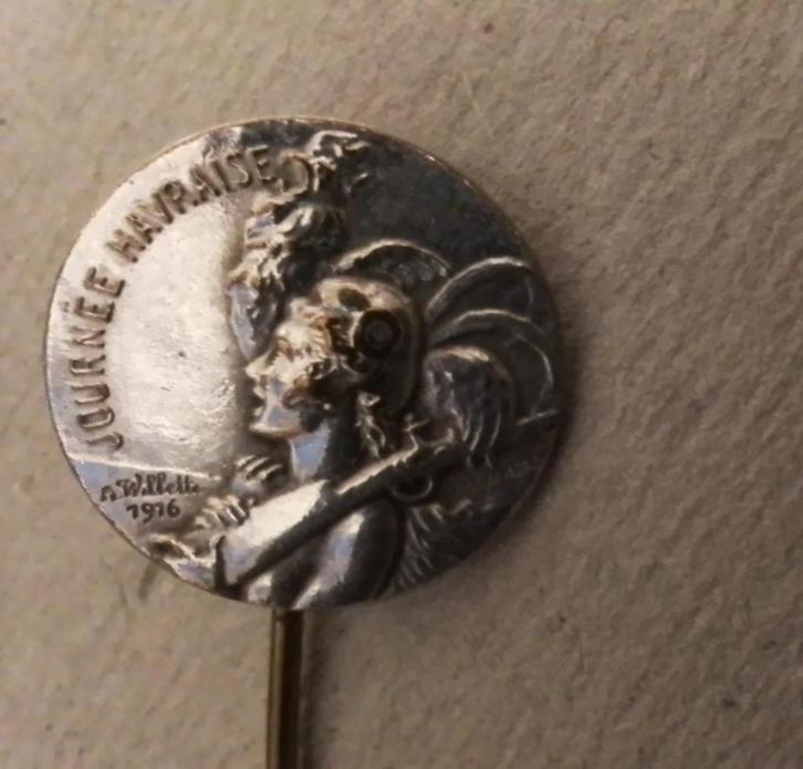 Dasspeld  W.O. I ,   Le Havre, Verzamelen, Militaria | Algemeen, Verzenden