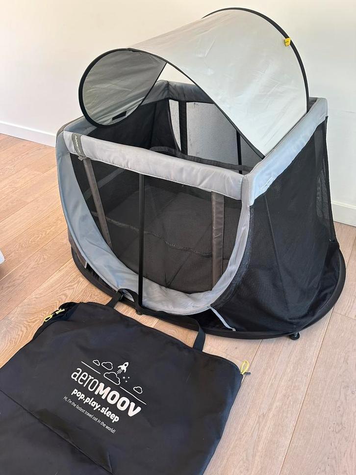 Reisbed speelpark aeromoov pop play sleep, Caravans en Kamperen, Tenten, Zo goed als nieuw, Ophalen