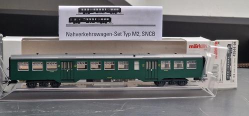 SNCB/NMBS Märklin M2 B 43544.04, H0, OVP, Hobby en Vrije tijd, Modeltreinen | H0, Zo goed als nieuw, Wagon, Wisselstroom, Märklin
