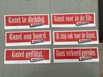 6 stickers gazet van Antwerpen, Enlèvement ou Envoi, Utilisé