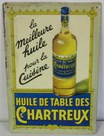 oude blikken reclame olie tafelolie Chartreux, Verzamelen, Merken en Reclamevoorwerpen, Verzenden