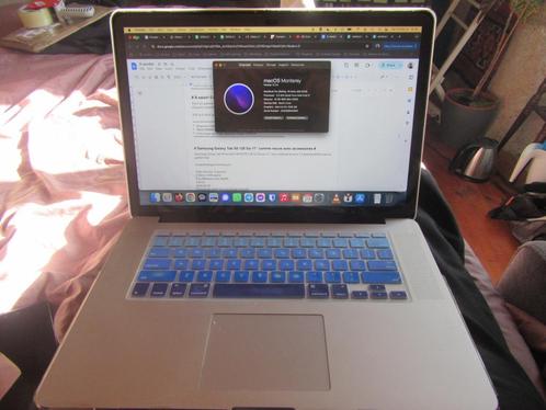 Apple macbook pro mid 2015 15,4” 512gb 16mo qwerty US, Computers en Software, Apple Macbooks, Gebruikt, MacBook, 15 inch, 2 tot 3 Ghz