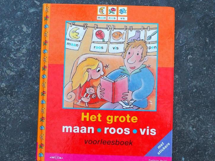 grote maan roos vis voorleesboek, Boeken, Kinderboeken | Kleuters, Voorleesboek, Ophalen of Verzenden