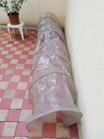 Serre plastiek - TUNNELVORM - met metalen staven, L 315 cm, Ophalen of Verzenden, Overige materialen, Gebruikt