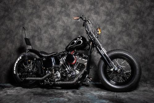 Harley oldskool shovel, Motoren, Motoren | Harley-Davidson, Particulier, Chopper, 2 cilinders, Ophalen