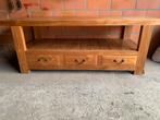 Zwaar eiken tv kast, Huis en Inrichting, Kasten |Televisiemeubels, Ophalen of Verzenden, Gebruikt