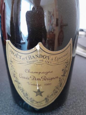 Champagne Cuvée dom Pérignon 1980.   75 cl, Verzamelen, Ophalen, Gebruikt