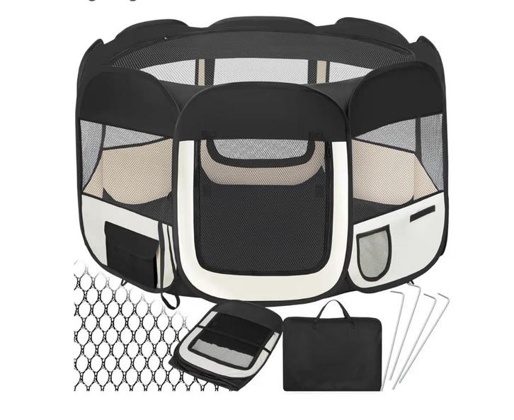 Parc pour chiots tectake, Dieren en Toebehoren, Honden-accessoires, Nieuw, Ophalen