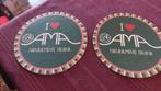 2 Bierviltjes / I love Ama bira / Italiana, Collections, Envoi, Neuf, Sous-bock