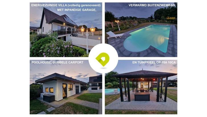 Maaseik: villa met verwarmd buitenzwembad, Immo, Huizen en Appartementen te koop, Provincie Limburg, 1500 m² of meer, Vrijstaande woning