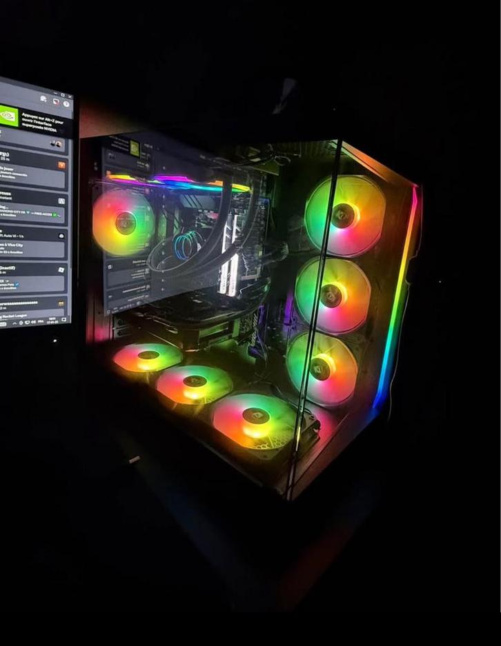 SETUP GAMER COMPLET, Computers en Software, Desktop Pc's, Zo goed als nieuw, HDD, Gaming, Ophalen