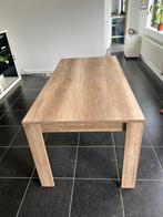 Massief houten tafel 1m80 op 90cm, 80 cm hoog, Comme neuf, Chêne, Rectangulaire, 50 à 100 cm