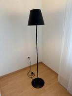 Zwarte design staanlamp - metaal, Huis en Inrichting, Lampen | Vloerlampen, 150 tot 200 cm, Metaal, Zo goed als nieuw, Ophalen