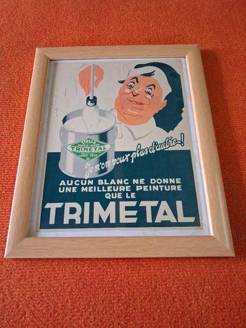 oude reclame jaren 30 ingekaderd beschikbaar voor biedingen