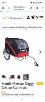 Fietskar hond, Fietsen en Brommers, Fietsaccessoires | Aanhangwagens en Karren, Ophalen, Gebruikt, 60 tot 80 kg, Hondenkar