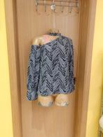 blouse gris noir neuve taille L, Autre, Zwart, Maat 42/44 (L), Nieuw