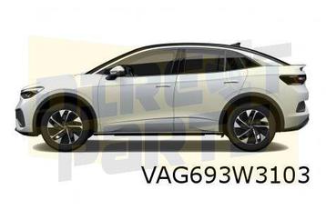 Volkswagen ID.5 (6/22-) modderkuip Links achter Origineel! 1 beschikbaar voor biedingen