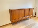 Deens Design Vintage Dressoir midcentury, Huis en Inrichting, Kasten | Dressoirs, Ophalen, Teakhout, Zo goed als nieuw, 200 cm of meer