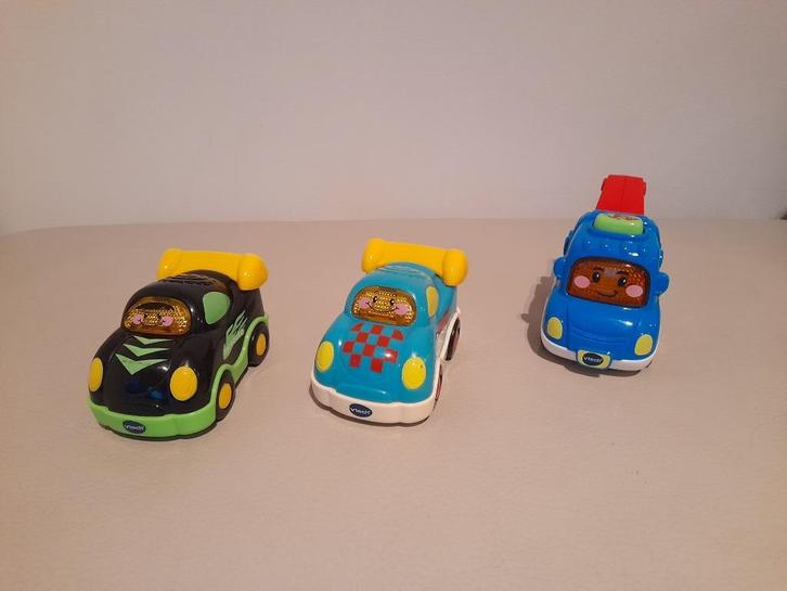 Vtech toetoet auto's en glijbaan, Kinderen en Baby's, Speelgoed | Vtech, Zo goed als nieuw, 2 tot 4 jaar, Ophalen