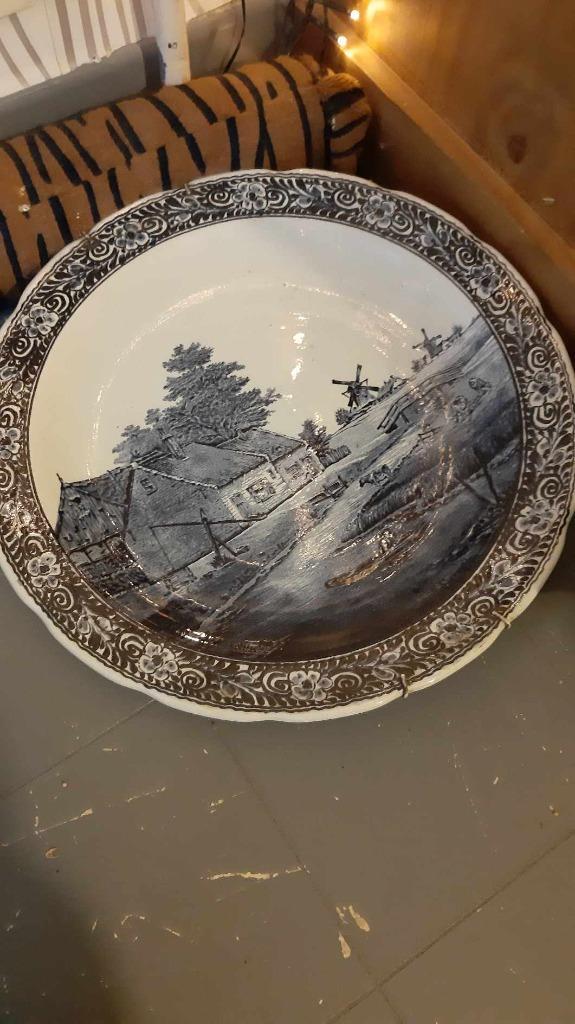 boch Belgie blauw anno 1950, Antiek en Kunst, Antiek | Keramiek en Aardewerk, Ophalen