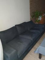 3zit zetel in corduroy stof donkerblauw, Huis en Inrichting, Ophalen, Gebruikt, Stof