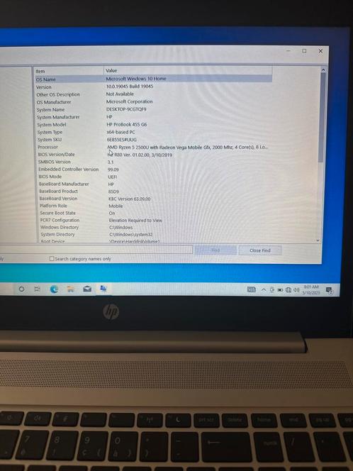 HP ProBook 455 G6 | Ryzen 5 | 8GB RAM | 256GB SSD | 15.6”FHD, Computers en Software, Windows Laptops, Zo goed als nieuw, SSD, 8 GB