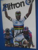 wielerkaart 2003 wk  team acqua sapone mario cipollini signe, Verzenden, Zo goed als nieuw
